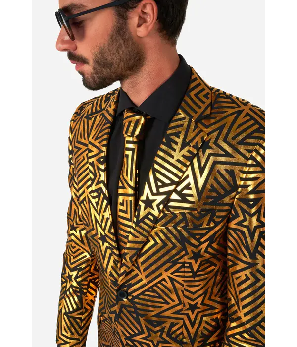 Golden Geo Star Heren Pak Opposuits