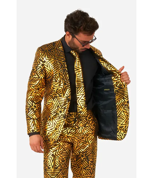 Golden Geo Star Heren Pak Opposuits