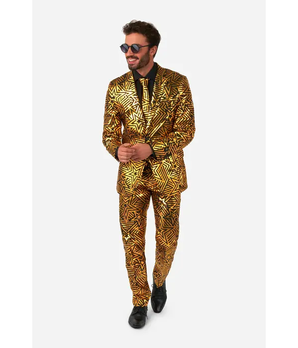 Golden Geo Star Heren Pak Opposuits