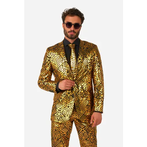 Golden Geo Star Heren Pak Opposuits