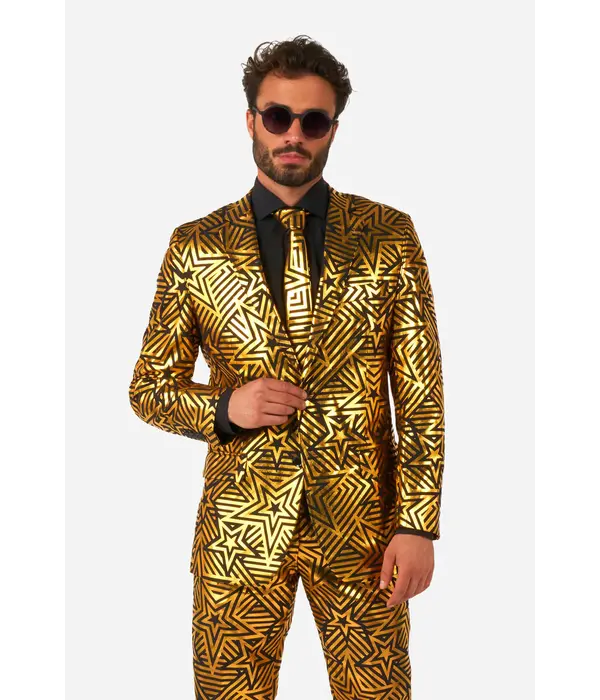 Golden Geo Star Heren Pak Opposuits