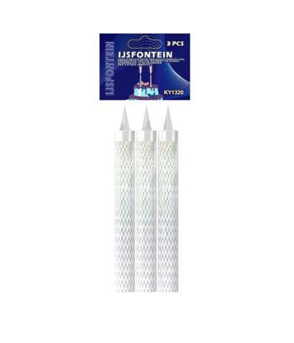 IJsfontein zilver (45 sec, 3st)