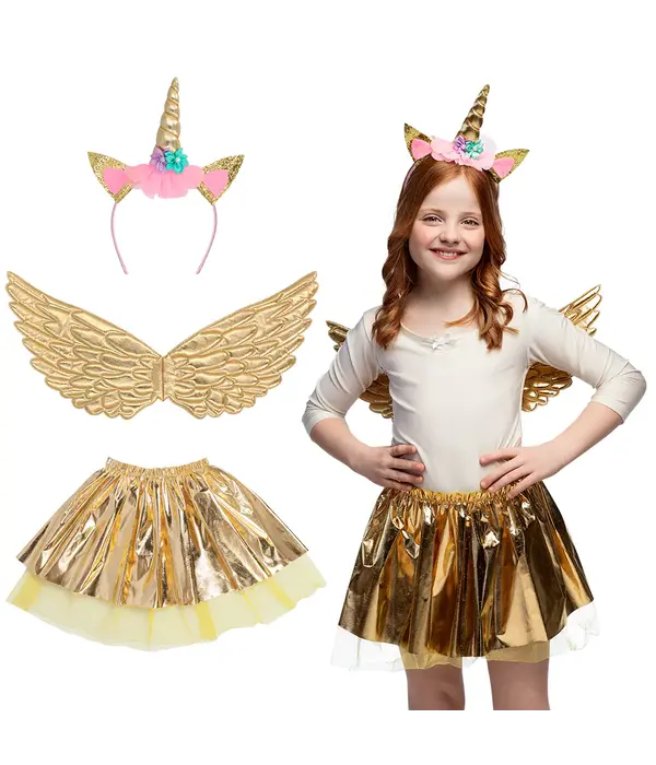 Set Eenhoornfee goud