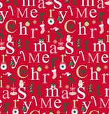 Rol Inpakpapier Kerst diverse dessins