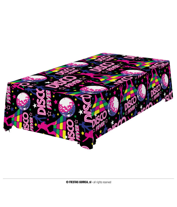 Tafellaken 80's Disco Fever (137x274 cm)