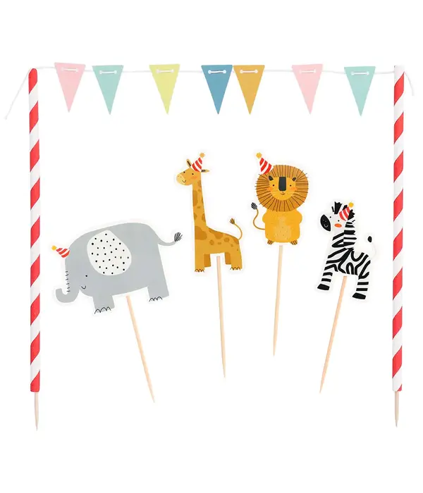 Taartdecoratie Set Safari