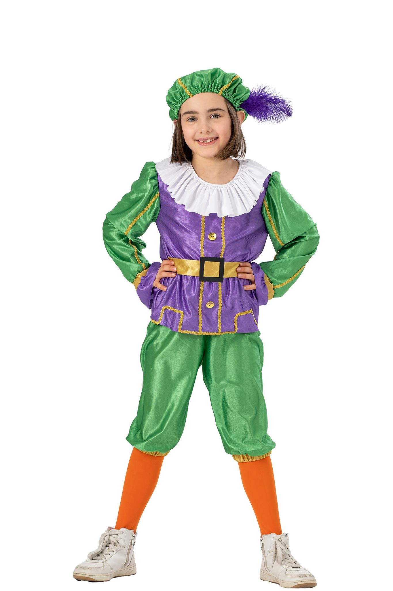 Pieten kostuum jongen/meisje Silas