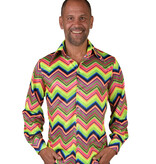 Party Blouse Zigzag Colorful Heren