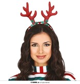 Hoofdband Rendier Rood/Groen/Wit