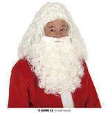 Kerstman Pruik Met Baard Kort