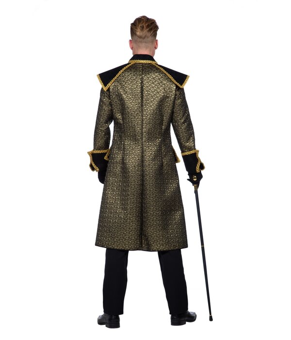 Carnavalsjas Grisha Zwart/Goud Heren