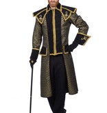 Carnavalsjas Grisha Zwart/Goud Heren