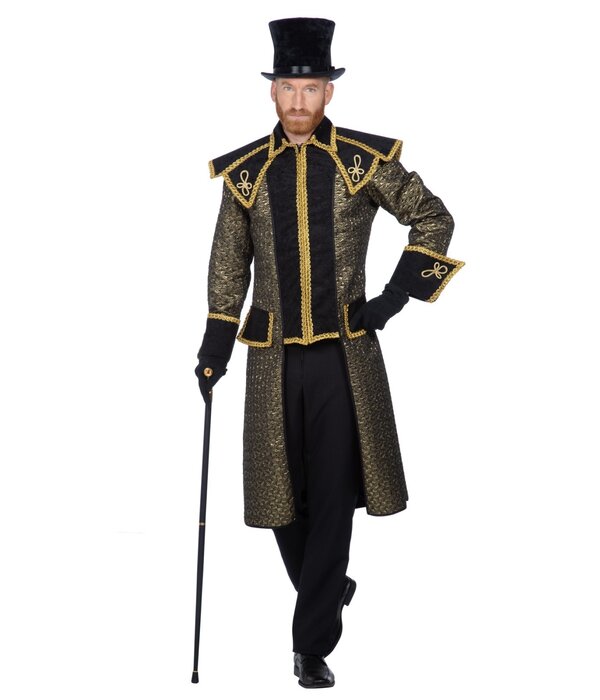 Carnavalsjas Grisha Zwart/Goud Heren