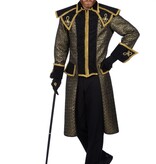 Carnavalsjas Grisha Zwart/Goud Heren