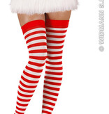 Kniekousen rood/wit