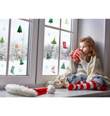 Raamstickers Kerst Winter Holly Jolly (20st)