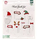Photobooth Accessoires Holly Jolly Christmas (12st)