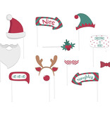 Photobooth Accessoires Holly Jolly Christmas (12st)