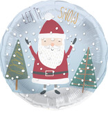 Folieballon 'Let it snow' Holly Jolly (45cm)