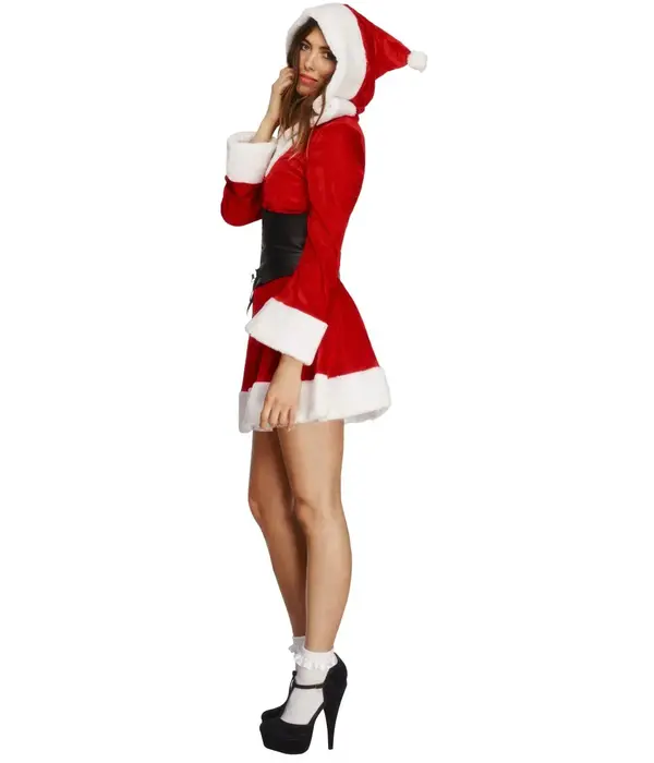 Sexy hooded kerstpakje