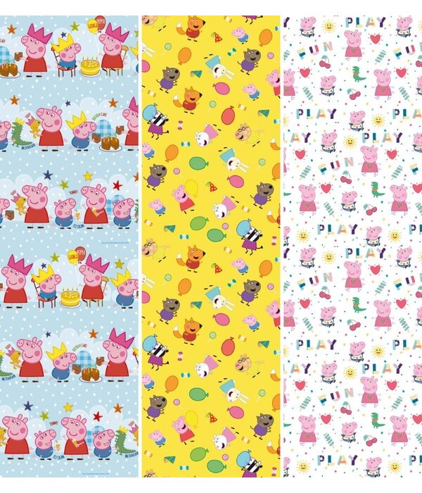 Inpakpapier Peppa Pig Diverse Designs