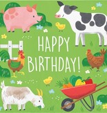 Verjaardagservetten Boerderijdieren Farmhouse Fun (16st)