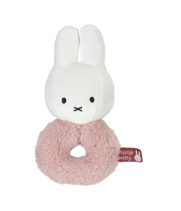 Nijntje Fluffy Rammelaar Roze