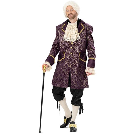Barok Kostuum Bentley Paars
