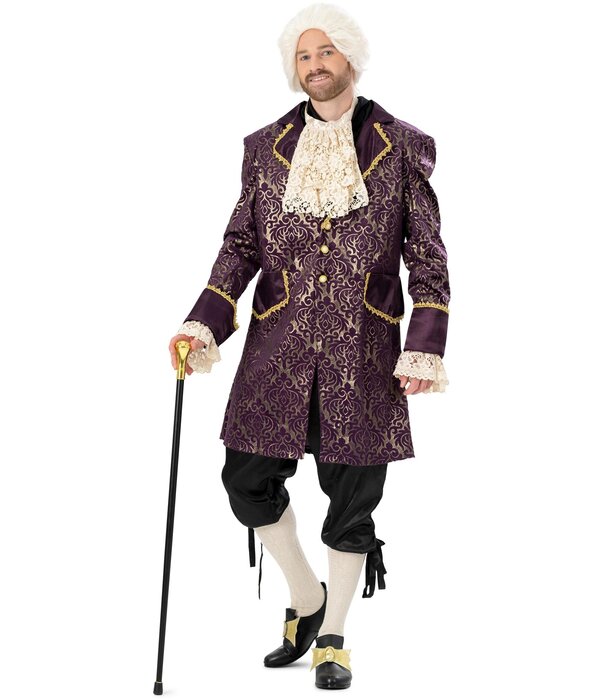 Barok Kostuum Bentley Paars