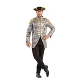 Elegante Zilveren Jas Historical