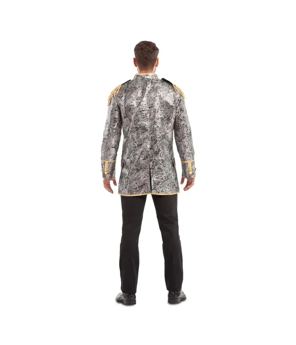 Elegante Zilveren Jas Historical