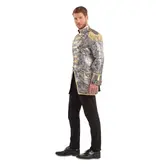 Elegante Zilveren Jas Historical