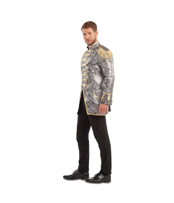 Elegante Zilveren Jas Historical