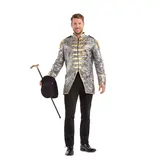 Elegante Zilveren Jas Historical