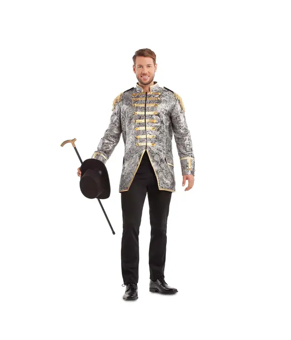 Elegante Zilveren Jas Historical