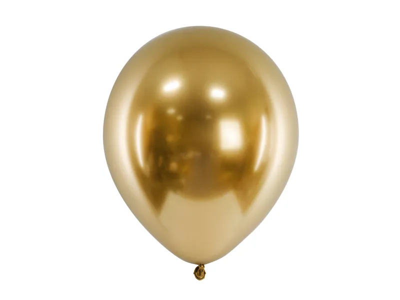 Gouden Glossy Ballonnen 30cm (50st) afbeelding