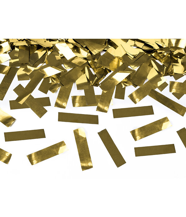 Confetti Kanon Metallic Goud Slierten (40cm)