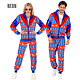 Kerst Trainingspak Rood Blauw Unisex