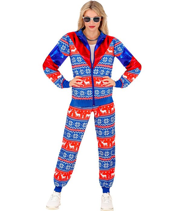 Kerst Trainingspak Rood Blauw Unisex