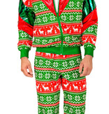 Kerst Trainingspak Groen Rood Unisex
