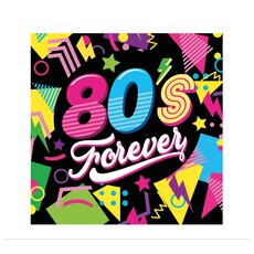 80's Forever Servetten (12st)