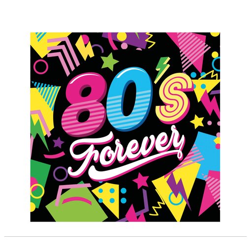 80's Forever Servetten (12st)
