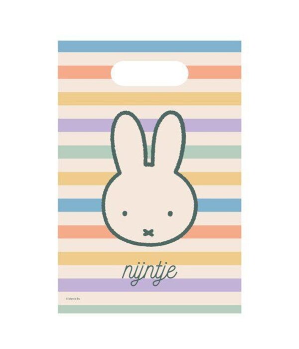 Uitdeelzakjes Nijntje Pastel (6st)