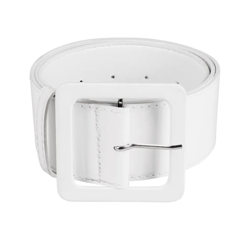 Retro Riem Wit (115x5,5cm)