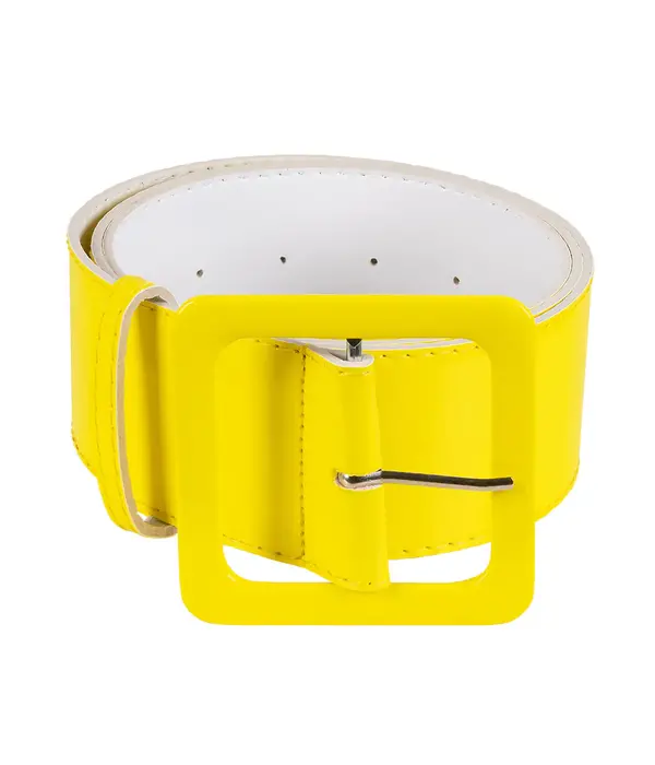 Retro Riem Neon Geel (115x5,5cm)