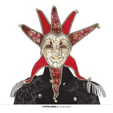 Venetiaans masker rood Barozzi