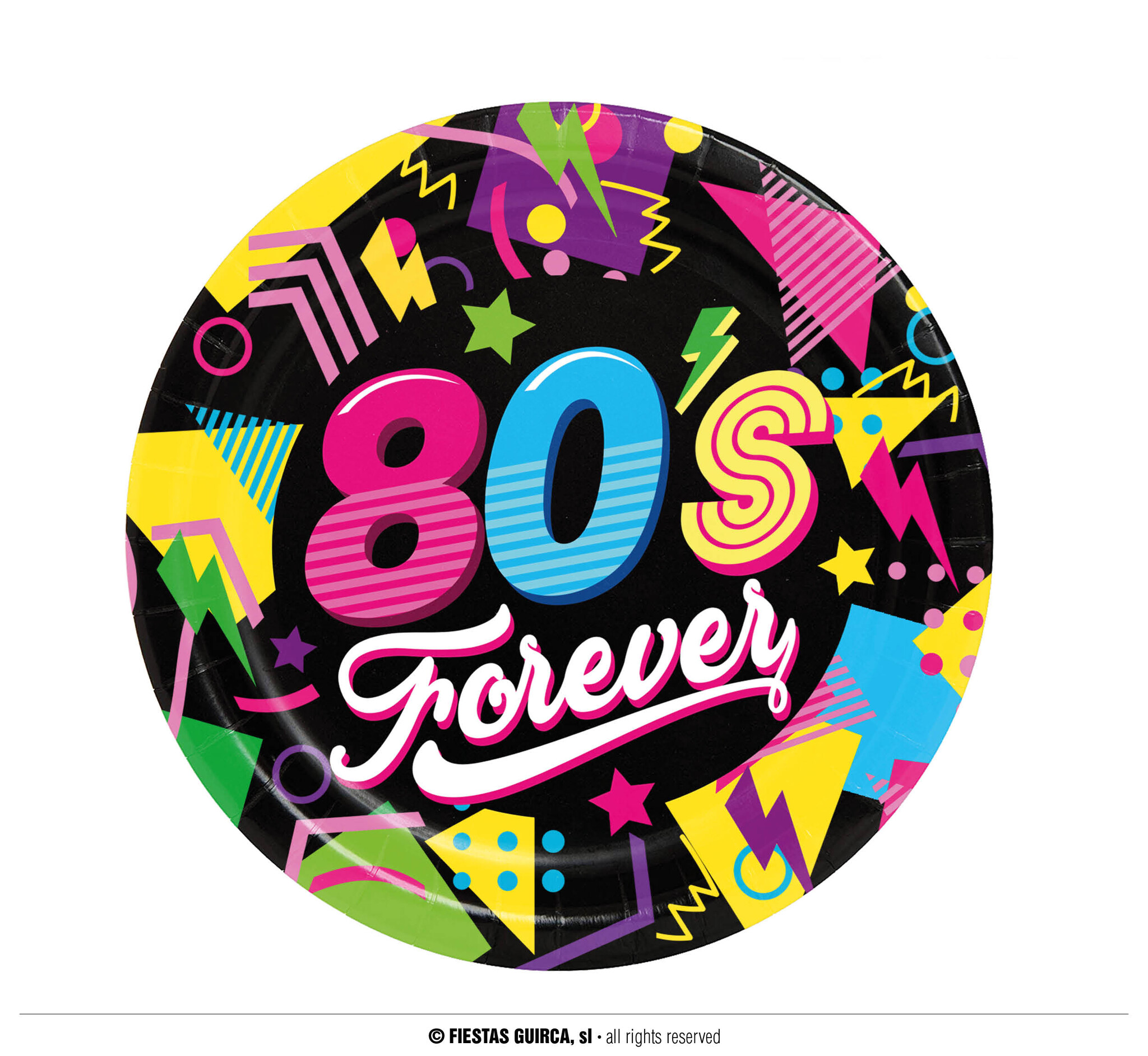80&apos;s Forever Disco borden (6st)