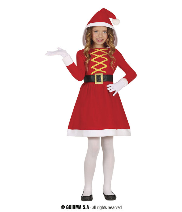 Santa Girl Jurkje Met Capuchon Kind