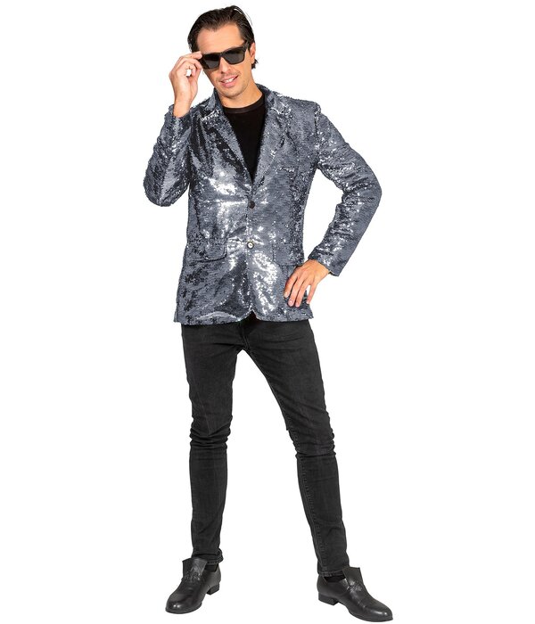 Party Colbert Pailletten Zilver Twan