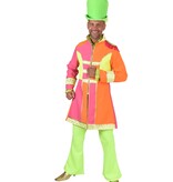 Neon Mantel Heren Pink/Orange Luxe